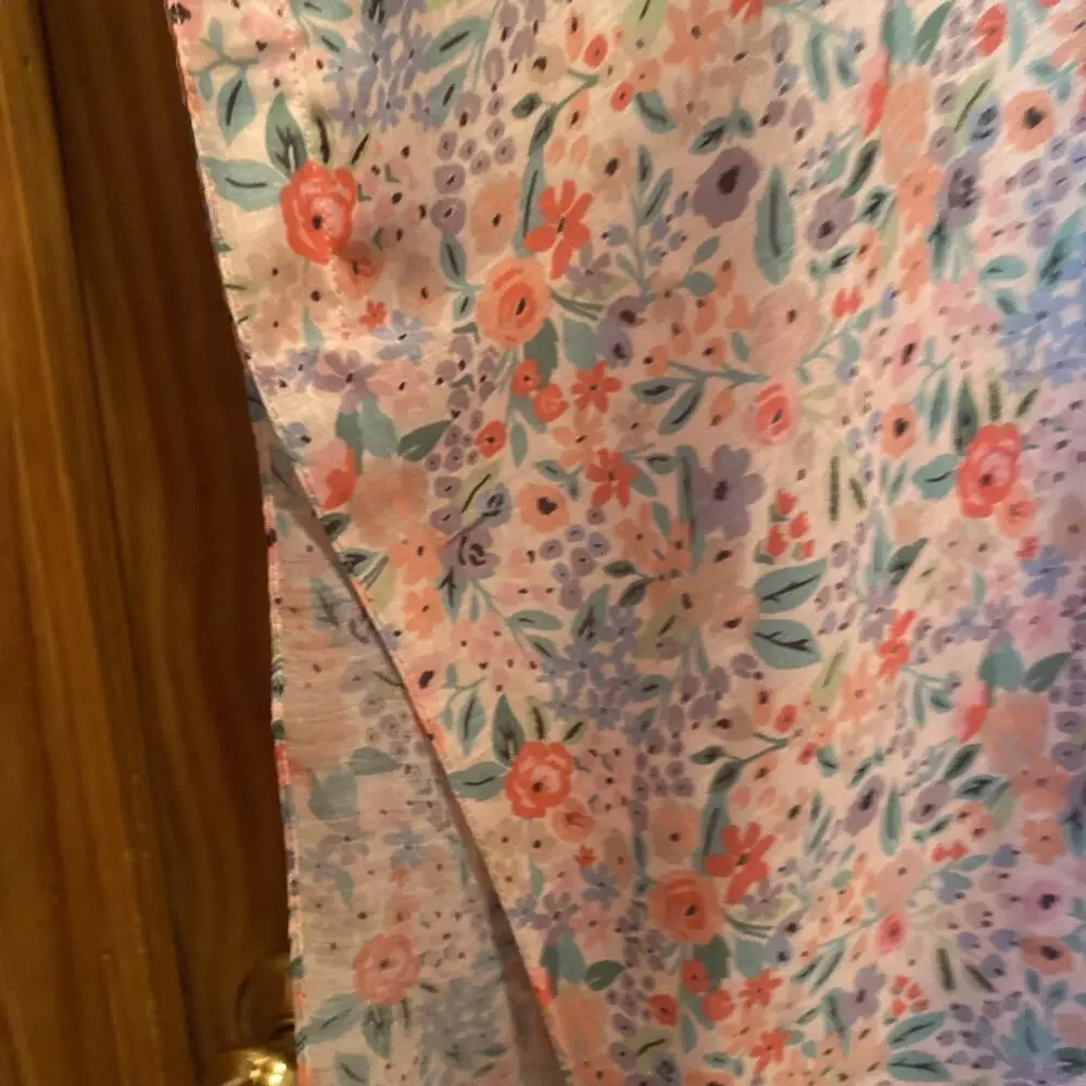 NWT Marleylilly One Size Pink Floral Kimono Cover Up